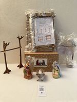 All items with packaging and box visible