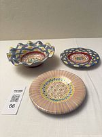 Overview of all three MacKenzie Childs pieces