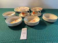 Full set arranged on table