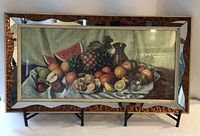 full view of framed fruit print