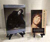 Front view of both books on stands