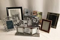 Group shot of all frames showing variety of styles and materials