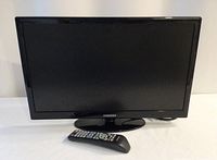 Front view of Samsung 22-inch TV/monitor on stand