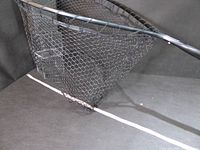 Close view of net hoop and mesh