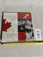 Front of sealed Collection Canada 2017 book with price sticker and graphics