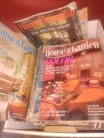 Box showing top issues of House & Garden and House Beautiful magazines