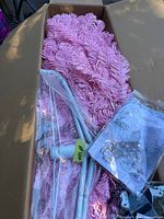 Tree branches, metal stand parts, boxed