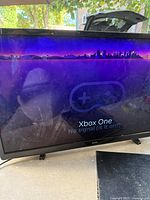 Front view powered on displaying setup screen