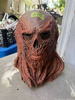 Front view of Stranger Things Vecna latex mask