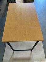 Top view showing full wood-grain surface