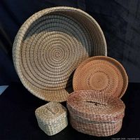 all four baskets grouped for overview