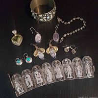 Group shot of all sterling jewellery pieces