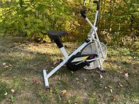 Full side view of Sportek 905 exercise bike outdoors
