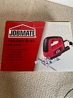 Box showing brand and model details