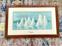 Full view of framed Morning Mist print