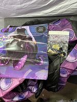 Folded packaging image, costume fabric, sealed fan bag