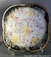 Top view showing full glaze pattern and form