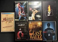 Front view of all seven DVD cases