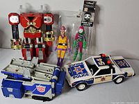 Group shot of all toys