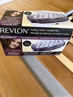 Boxed Revlon CurlStay Ionic Hairsetter showing brand, model and roller count
