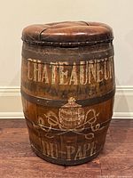 Front view showing painted graphics and leather seat