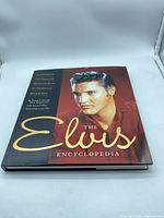 Front cover of The Elvis Encyclopedia hardcover book