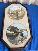 Both plates framed together