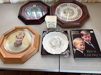 All six items grouped on table