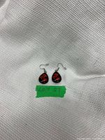 Full view of poppy earrings