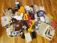 Full layout of all items on floor