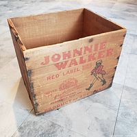 Front view showing Johnnie Walker branding and walking man logo