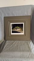 Framed print full view showing mat and frame