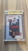 Front view of CBCS graded Amazing Spider-Man #16 comic showing 9.8 grade and cover art