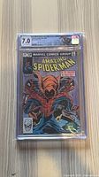 Front view of CGC slabbed Amazing Spider-Man #238 showing grade 7.0 and cover art