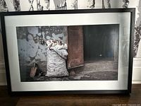 Full view of framed photograph