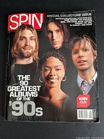 Front cover of magazine with noted tear on left side