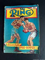 Front cover showing title, price, date and Louis-Dempsey illustration