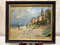 Framed Monet exhibition print full view