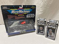 Overall lot showing Micro Machines set and two Bust-Ups boxes