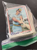 Jamie Quirk Milwaukee Brewers Topps card showing front design