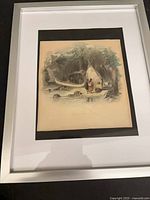 Framed artwork overall view