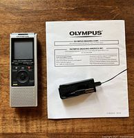 Recorder, USB connector, and manual overview