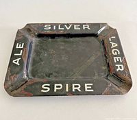 Top view showing lettering and chipping