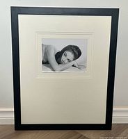 Full view of framed photograph