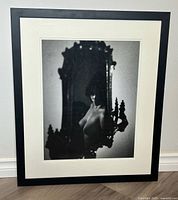 Front view of framed photograph