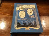 Front cover showing blue cloth and gilt design