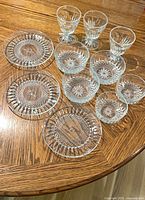 All pieces arranged on table