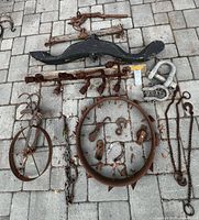 Overall lot laid out on patio