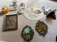 Group shot showing all nine items