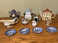 All items displayed together for overview